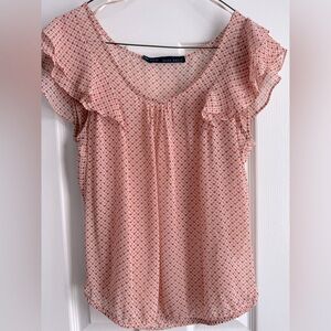 Heart print Zara blouse